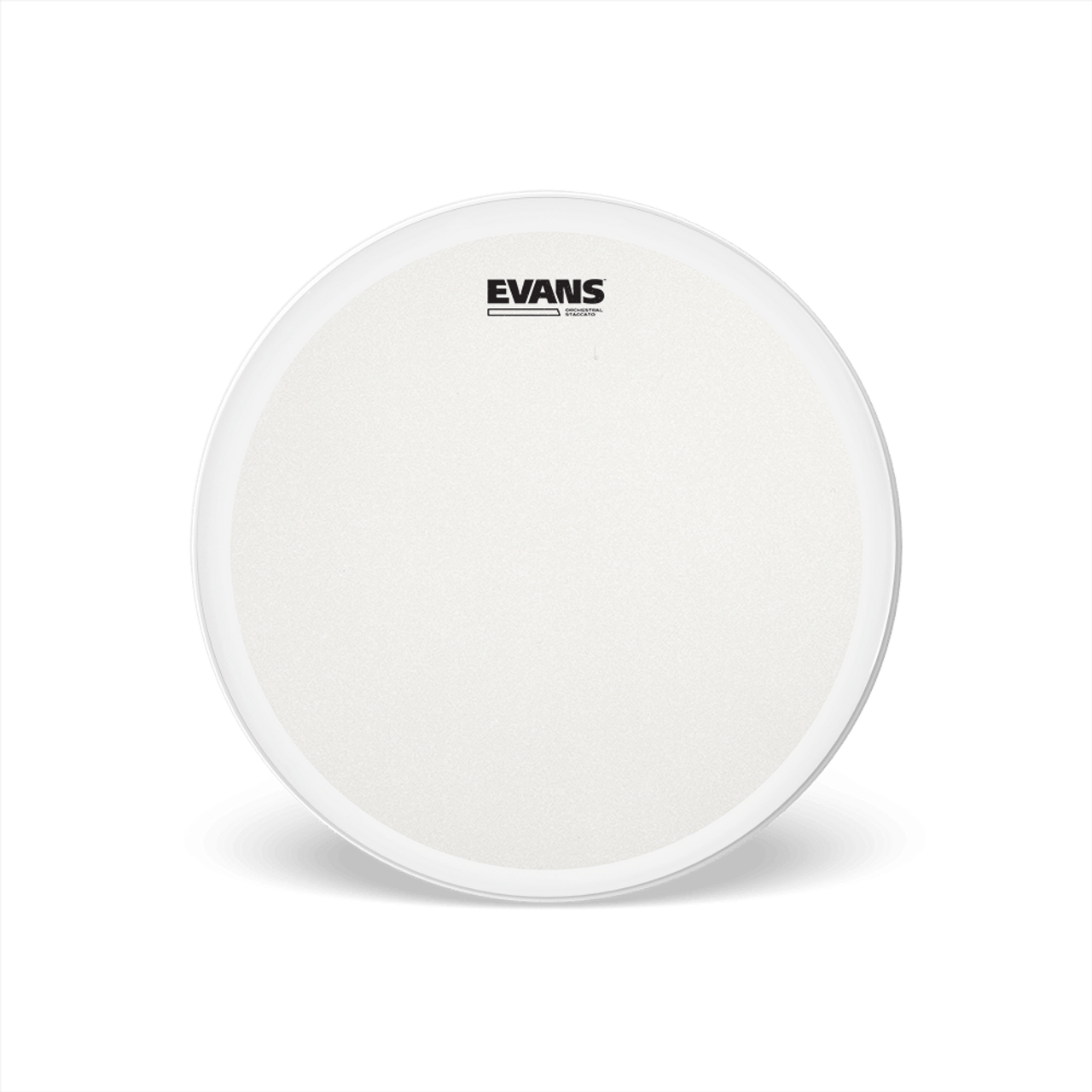 Evans Orchestral Staccato Coated White Snare Drum Head, 14 Inch