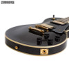 Black | J&D Luthiers LP Custom Style Electric Guitar Black | J&D Luthiers LP Custom Style Electric Guitar