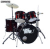 Metallic Wine Red | Sonic Drive BK12 5-Piece Rock Drum Kit with 22" Bass Drum