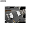 Black Gloss | Hagstrom 'Alvar' Semi-Hollow Electric Guitar Black Gloss | Hagstrom 'Alvar' Semi-Hollow Electric Guitar