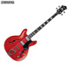 Wild Cherry Transparent Gloss | Hagstrom 'Viking' Semi-Hollow Bass Guitar Wild Cherry Transparent Gloss | Hagstrom 'Viking' Semi-Hollow Bass Guitar