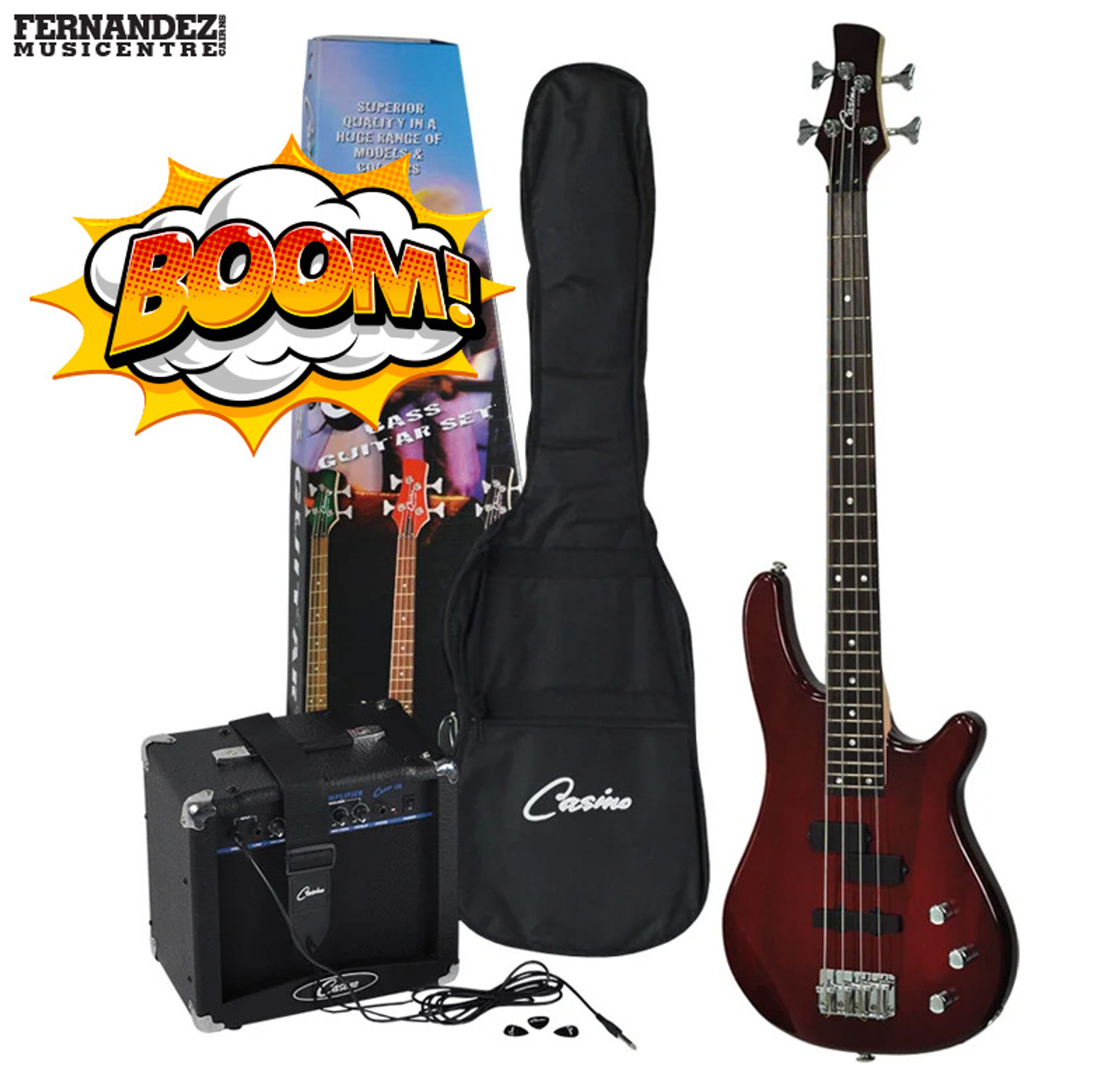 Casino CP-SB-1 Short-Scale Bass & Practise Amp [PACK]
