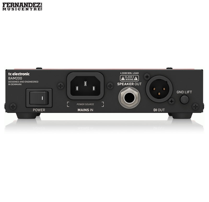 TC Electronic BAM200 200 Watt Bass Head with ClassD