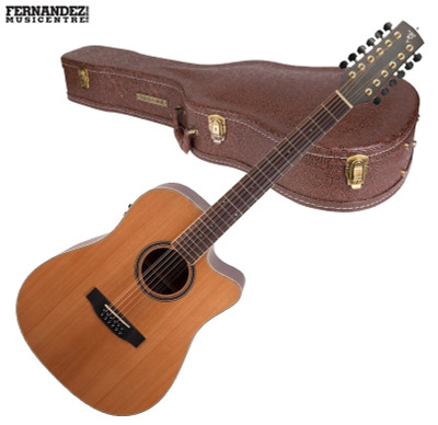 Timberidge '4 Series' 12-String Small Body Acoustic / Electric Guitar