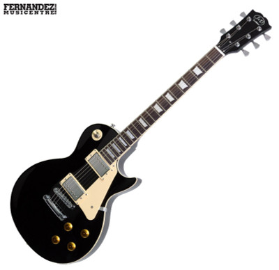 Black | J&D Luthiers JD-DLP 'LP Style' Electric Guitar