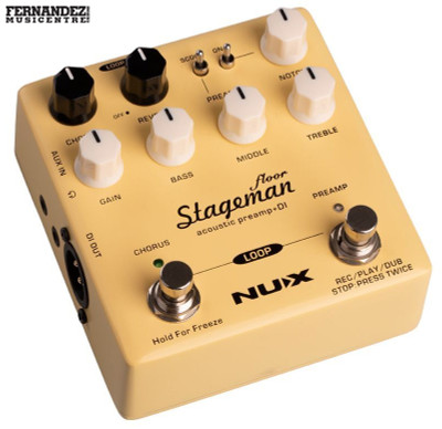 NU-X Verdugo Series Stageman Floor Acoustic Preamp & DI