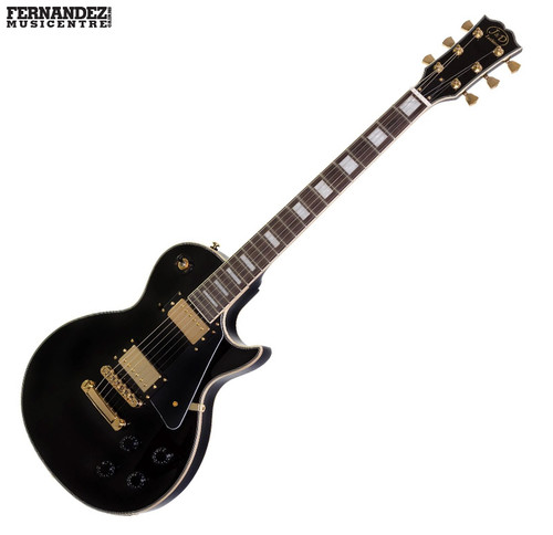 Black | J&D Luthiers LP Custom Style Electric Guitar Black | J&D Luthiers LP Custom Style Electric Guitar