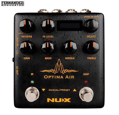 NU-X Verdugo Series Optima Air Acoustic Simulator & IR Loader Pedal NU-X Verdugo Series Optima Air Acoustic Simulator & IR Loader Pedal