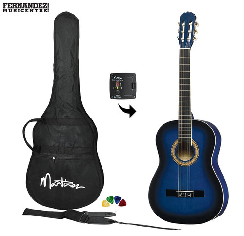 Blueburst | Martinez MP-C1T Full-size Classic Guitar Blueburst | Martinez MP-C1T Full-size Classic Guitar