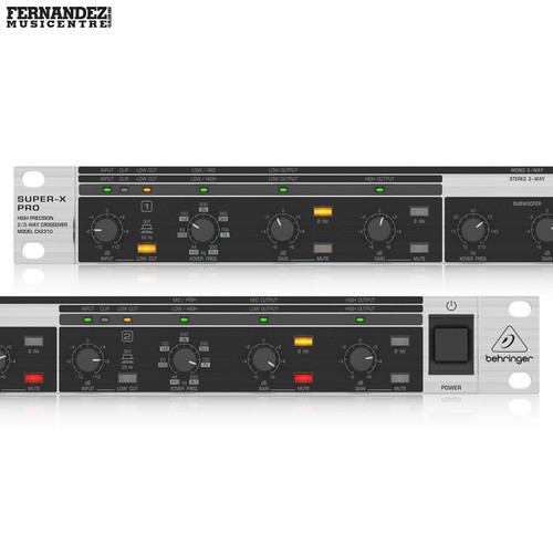 Behringer CX2310 Super-X PRO Stereo 3-Way Crossover
