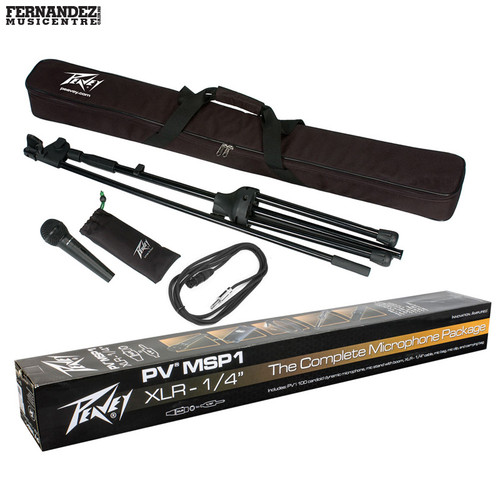 Peavey MSP1 XLR Dynamic Cardioid Microphone & Accessories Peavey MSP1 XLR Dynamic Cardioid Microphone & Accessories
