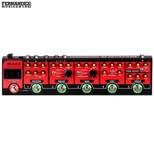 MOOER 'Red Truck' Guitar Multi-Effects Pedal MOOER 'Red Truck' Guitar Multi-Effects Pedal