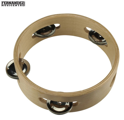 Drumfire T64 6" Wooden Tambourine Drumfire T64 6" Wooden Tambourine