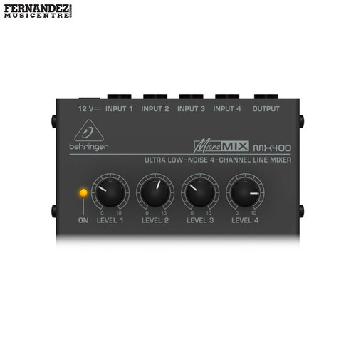 Behringer Micromix MX400 4-channel Line Mixer Behringer Micromix MX400 4-channel Line Mixer