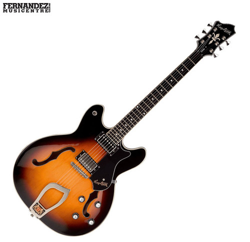 Tobacco Sunburst | Hagstrom 'Viking' Semi-Hollow Electric Guitar Tobacco Sunburst | Hagstrom 'Viking' Semi-Hollow Electric Guitar