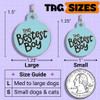 The Bestest Boy - Enamel Dog Tag