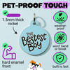 The Bestest Boy - Enamel Dog Tag