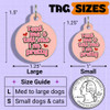 Feed Me & Tell Me I'm Pretty - Enamel Dog Tag