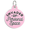Invader Personal Space - Enamel Dog Tag