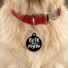 Cute but Psycho - Enamel Dog Tag