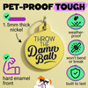 Throw the Damn Ball - Enamel Dog Tag