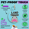 Land Shark - Enamel Dog Tag