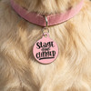Stage 5 Clinger - Enamel Dog Tag *Pink