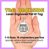 I Put the Hunk in Chunk - Enamel Dog Tag