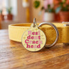Resident Crackhead - Enamel Dog Tag *Yellow