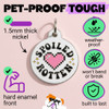 Spoiled Rotten - Enamel Dog Tag
