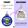 Massive Weirdo - Enamel Dog Tag
