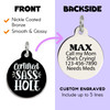 Certified Sasshole - Enamel Dog Tag