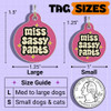 Miss Sassy Pants - Enamel Pet Tag