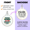 Proud Member Naughty List - Silent Dog Tag