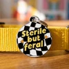 Sterile but Feral - Enamel Dog Tag *RESTOCKED*