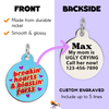 Breaking Hearts & Basting Farts - Enamel Dog Tag