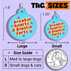 Breaking Hearts & Basting Farts - Enamel Dog Tag