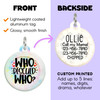 Who Rescued Who - Comfort Dog Tag