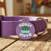 House Hippo - Enamel Dog Tag *Purple New Color