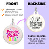 Easter Peepin' Cute - Silent Dog Tag