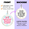 Easter Certified Basket Case - Silent Dog Tag
