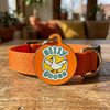 Silly Goose - Enamel Dog Tag *Orange