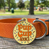 Pup Cup Addict - Enamel Dog Tag