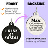 I Bark at Karens - Enamel Dog Tag