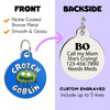 Crotch Goblin - Enamel Dog Tag