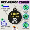 Tiny Terror - Enamel Dog Tag