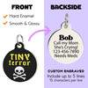 Tiny Terror - Enamel Dog Tag