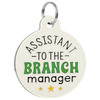 Assistant to the Branch Manager- Enamel Dog Tag