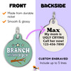 Branch Manager - Enamel Dog Tag