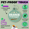 Branch Manager - Enamel Dog Tag